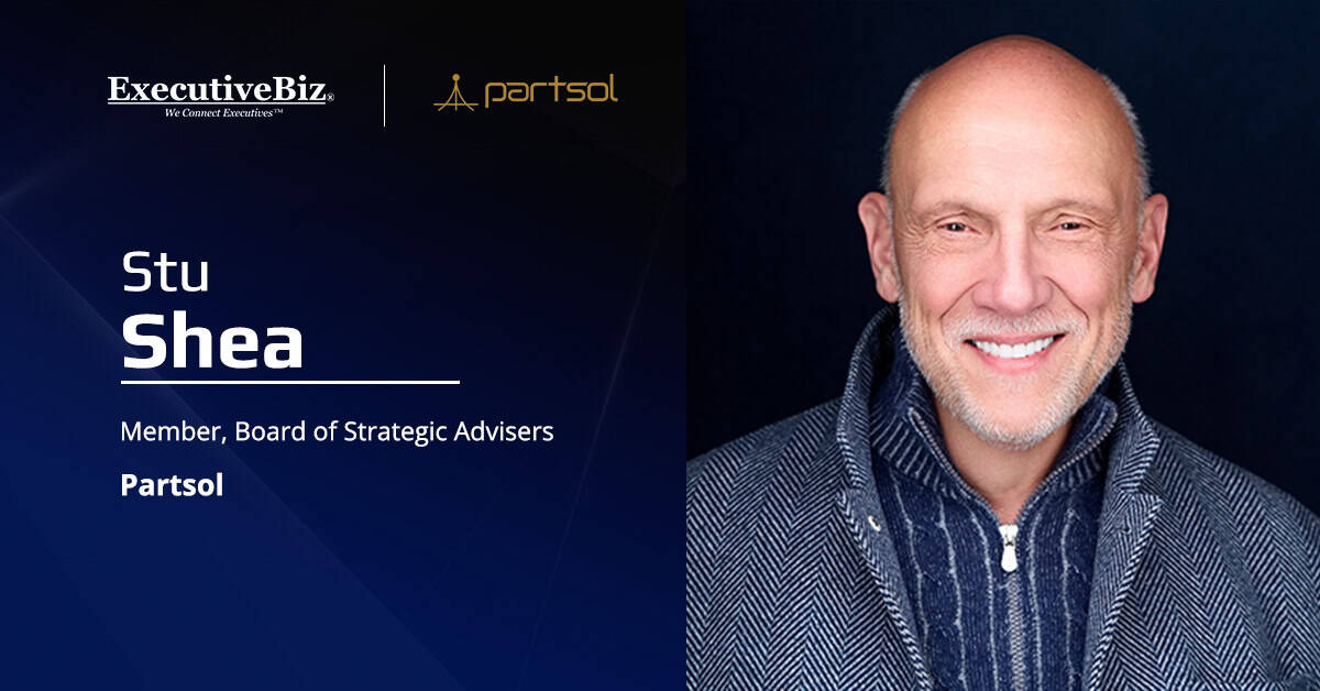 Stu Shea, Partsol board of strategic advisers member. Shea brings to Partsol decades of leadership experience