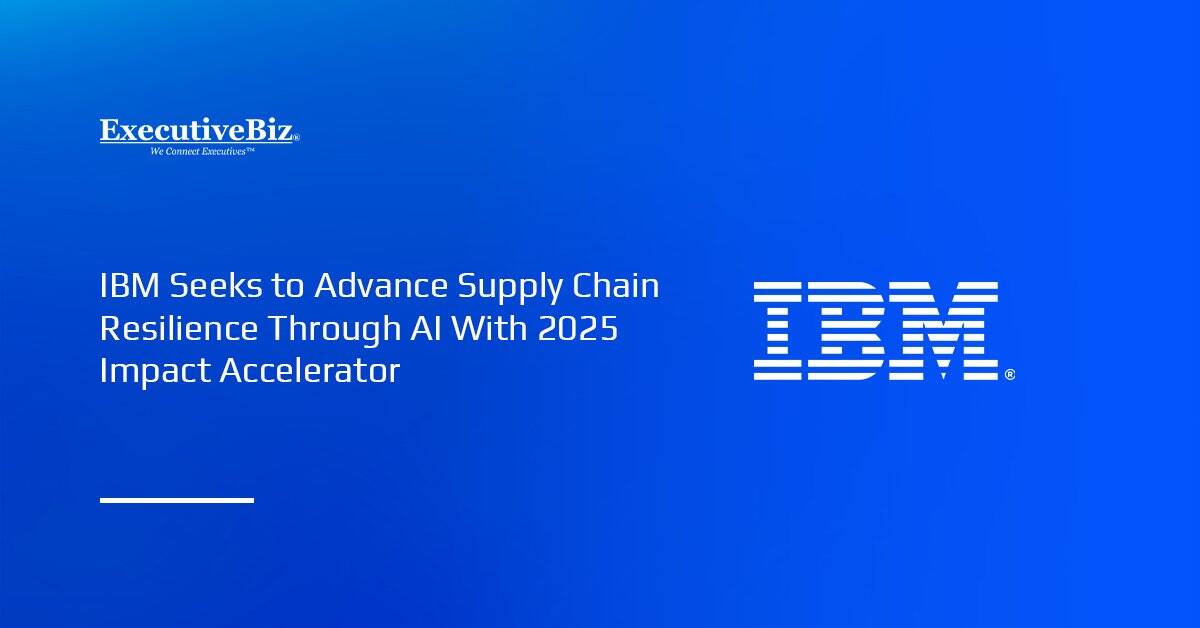 IBM's logo. IBM has announced the 2025 cohort of its Impact Accelerator program.
