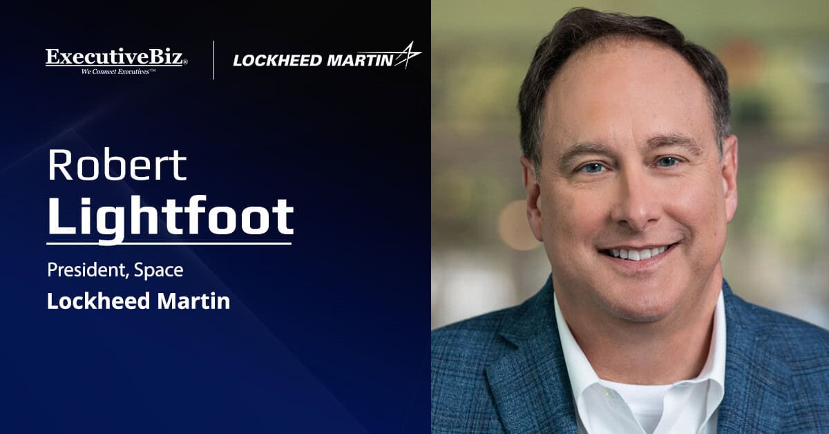 Robert Lightfoot. The president of Lockheed Maritn Space commented on the opening of the Hypersonics System Integration Lab.