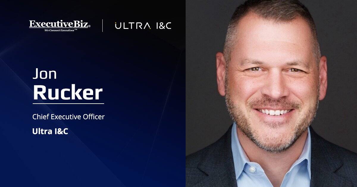Jon Rucker. The Ultra I&C CEO discussed the company's latest military tech activities with ExecutiveBiz.