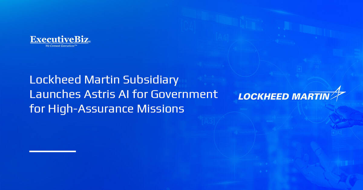 Lockheed Martin Subsidiary Launches Astris AI for Government for High-Assurance Missions Lockheed Martin's logo. A Lockheed Martin subsidiary launched Astris AI for Government.