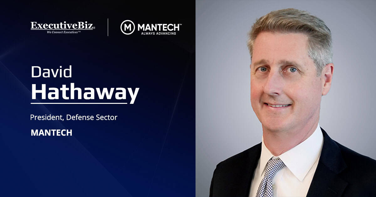 David Hathaway. The president of MANTECH's defense sector commented on the partnership with Lockheed.