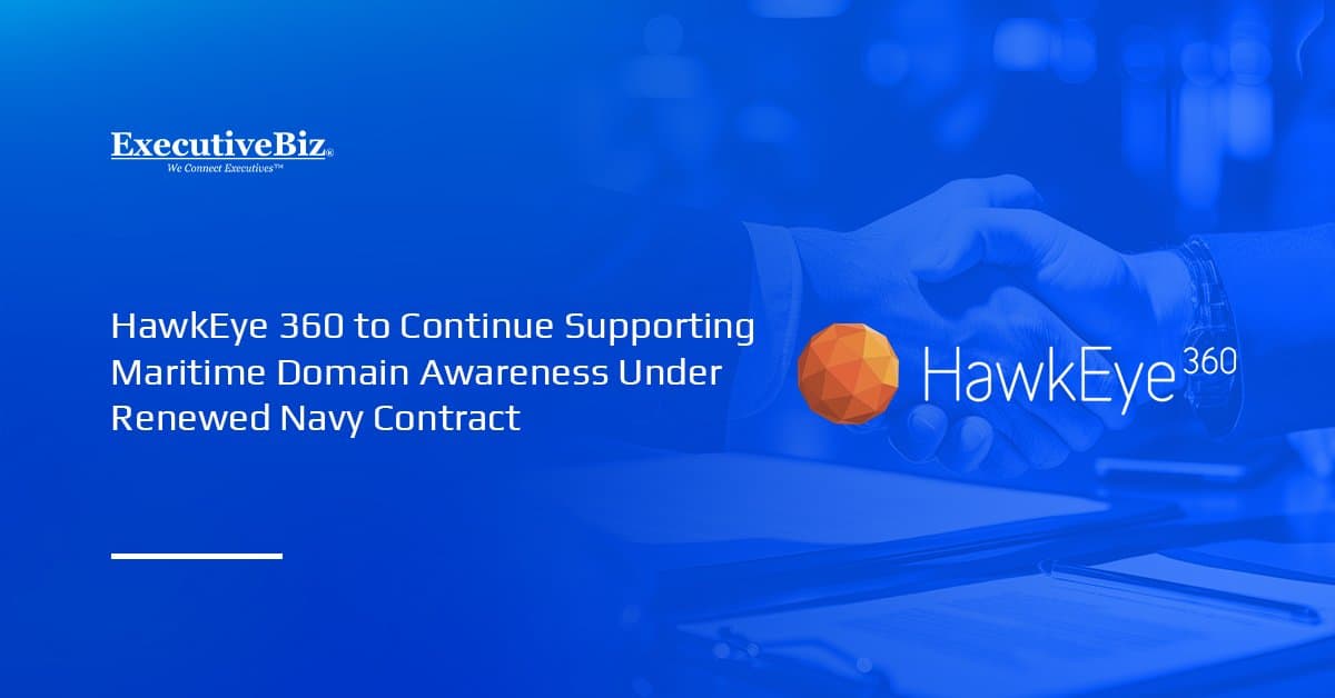 HawkEye 360 to Continue Supporting Maritime Domain Awareness Under Renewed Navy Contract HawkEye 360 logo. The U.S. Navy has renewed HawkEye 360’s contract for RF data to enhance maritime domain awareness.