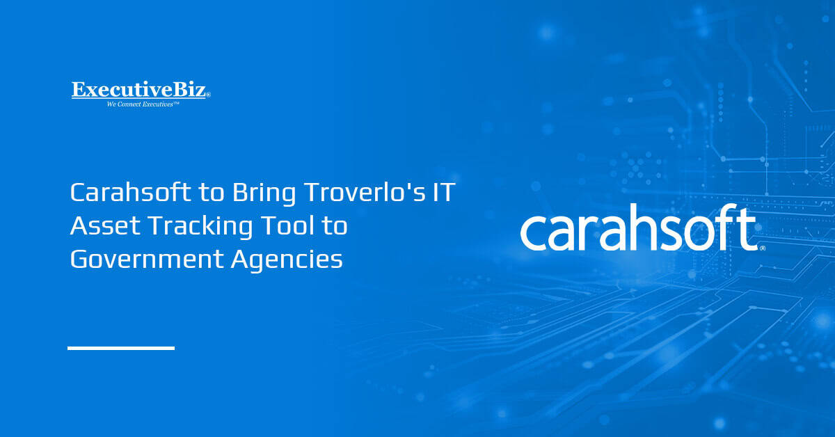 Carahsoft to Bring Troverlo’s IT Asset Tracking Tool to Government Agencies Carahsoft logo. Carahsoft has partnered with Troverlo to bring its Autonomo asset tracking tool to government agencies.