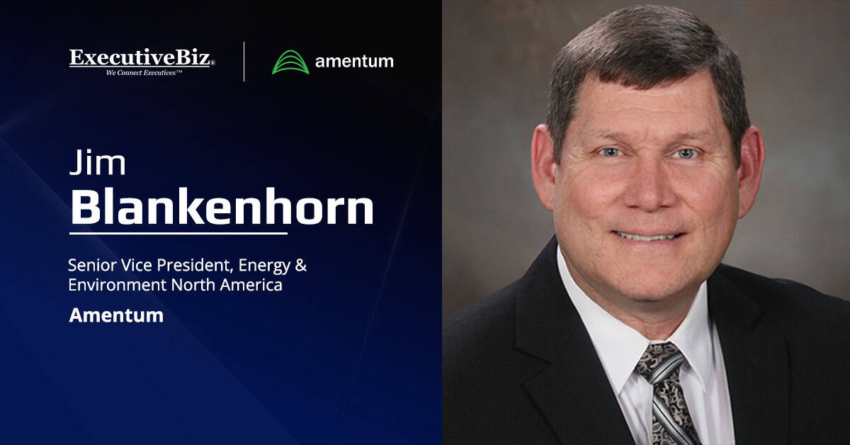 Amentum-Led UCOR Selects Jim Blankenhorn as Next President, CEO; Ken Rueter to Retire Jim Blankenhorn, SVP at Amentum. Blankenhorn will serve as president and CEO of UCOR starting April 1.