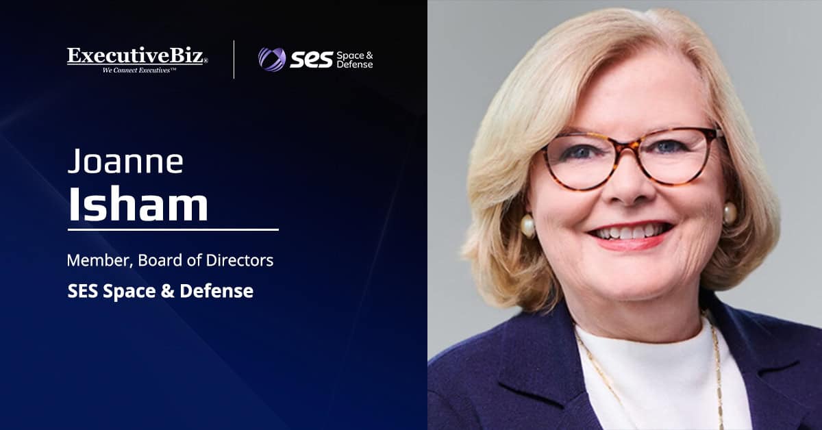 SES Space & Defense Adds Joanne Isham to Board Joanne Isham. The CIA veteran has joined the board of SES Space & Defense.