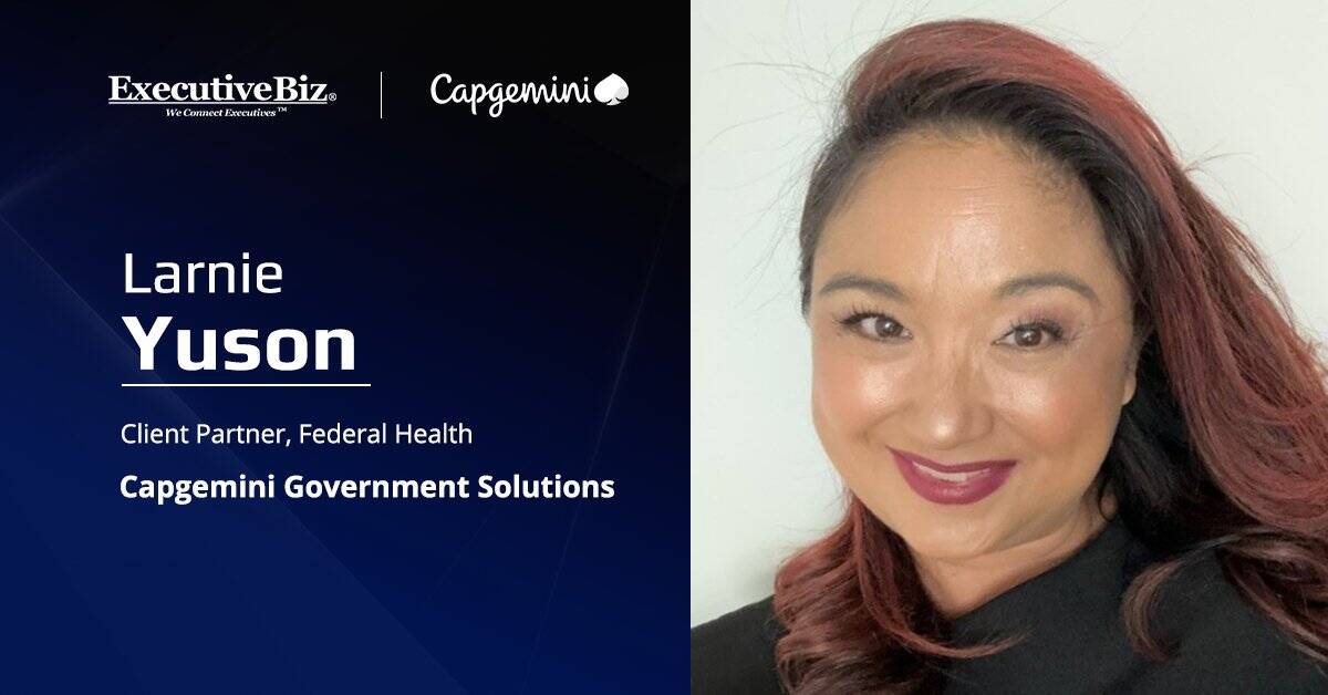 How Capgemini Gov’t Solutions Is Scaling HealthX for Federal Missions—A Conversation With Larnie Yuson Larnie Yuson. The Capgemini Government Solutions exec sat for an interview where she shared her perspective on AI's impact