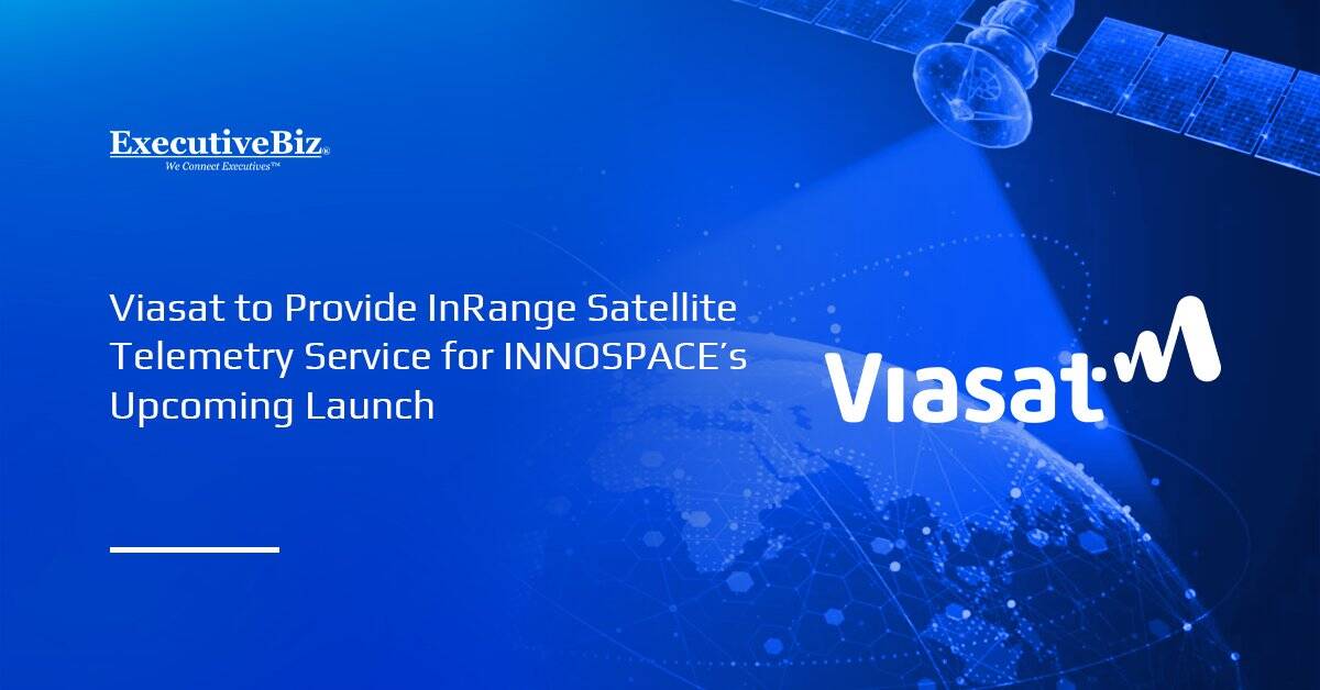 Viasat's logo. Viasat will support INNOSPACE's upcoming launch by providing telemetry data