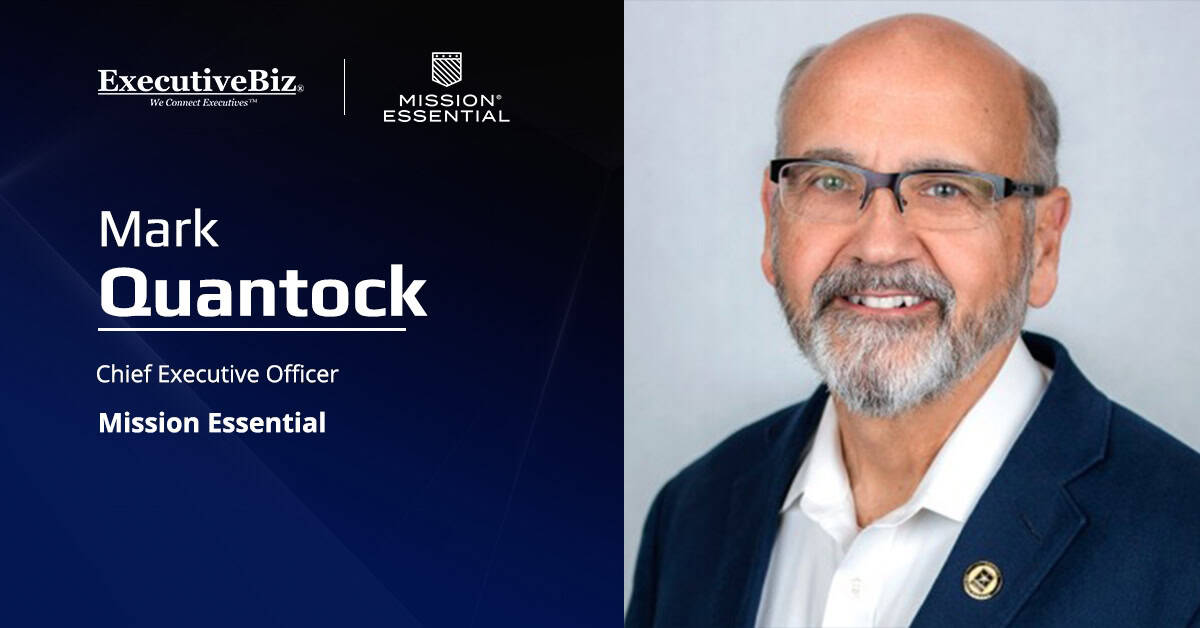 Mark Quantock. Mission Essential names Mark Quantock as CEO.