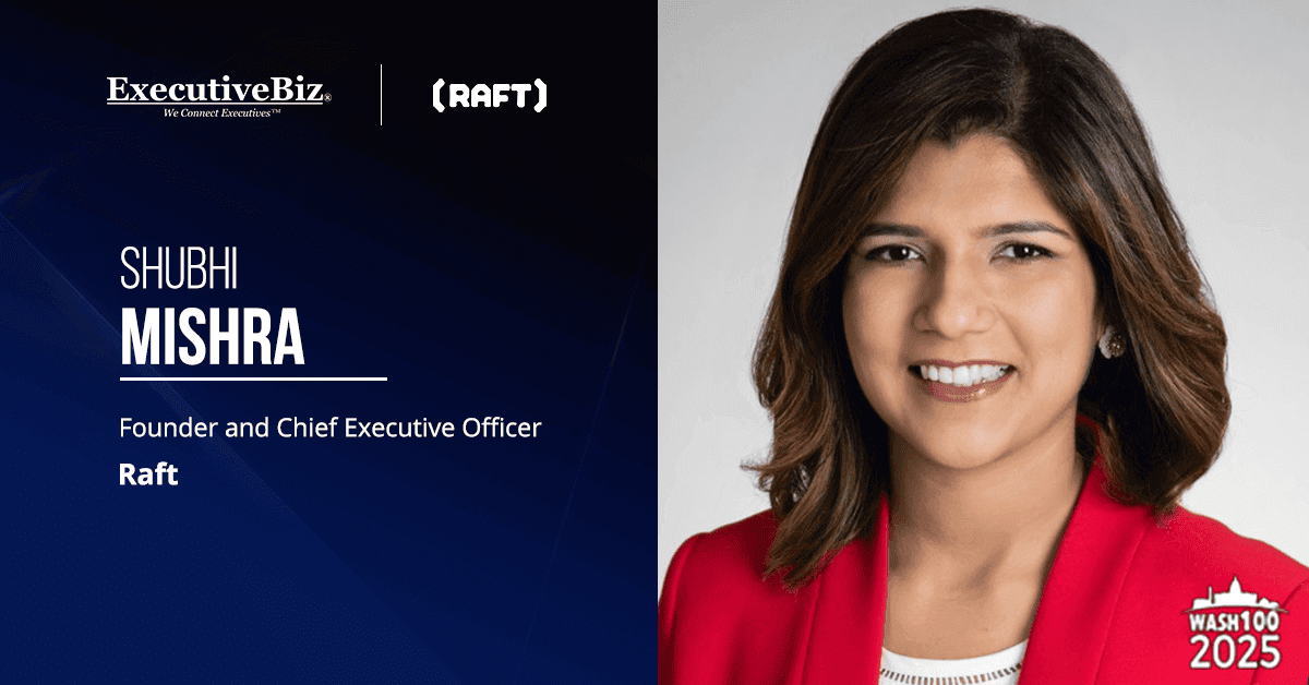 Shubhi Mishra. The Raft CEO discusses tactical edge challenges in an interview with Executive Mosaic.