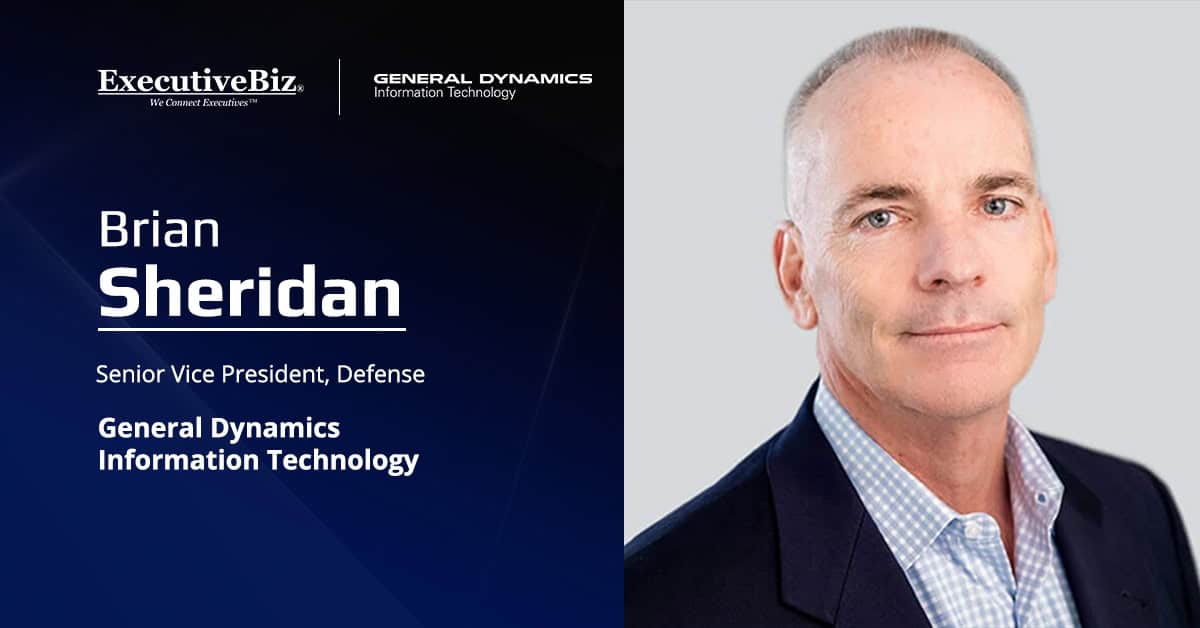 Brian Sheridan, senior vice president for defense at General Dynamics Information Technology. Sheridan commented about DOGMA.