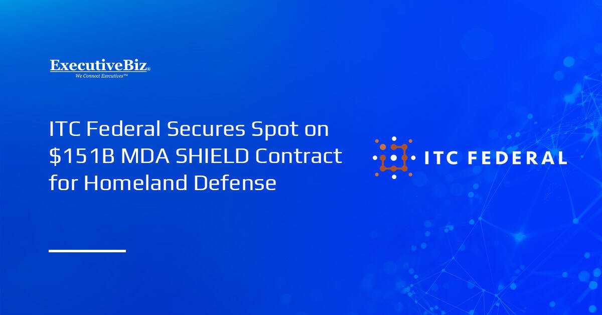 ITC Federal logo. ITC Federal is one of the companies that secured a spot on MDA's SHIELD contract vehicle.