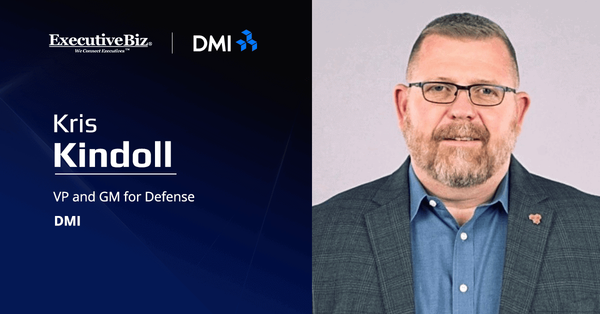 DMI VP, GM Kris Kindoll. The U.S. Army awarded DMI a contract for S-6 IT support for the 403rd Army Field Support Brigade.