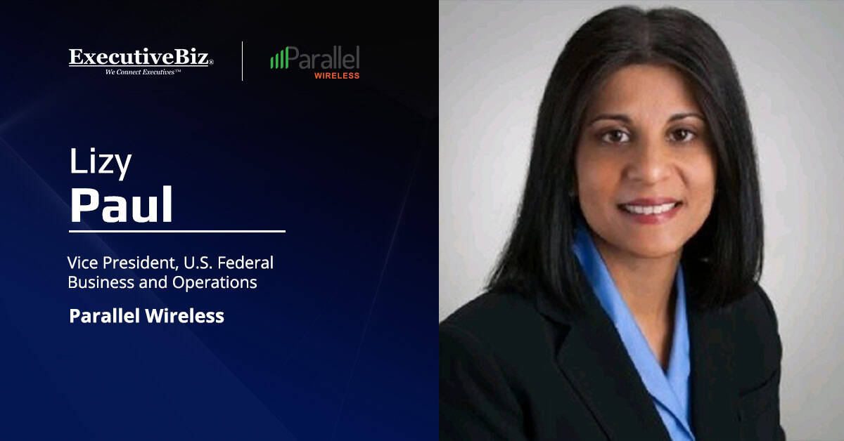 Lizy Paul. The Parallel Wireless federal business VP commented on the spot secured on MDA’s SHIELD IDIQ contract.