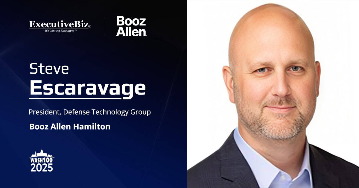 Steve Escaravage. The Booz Allen executive outlines the company’s approach to rapid defense tech development.