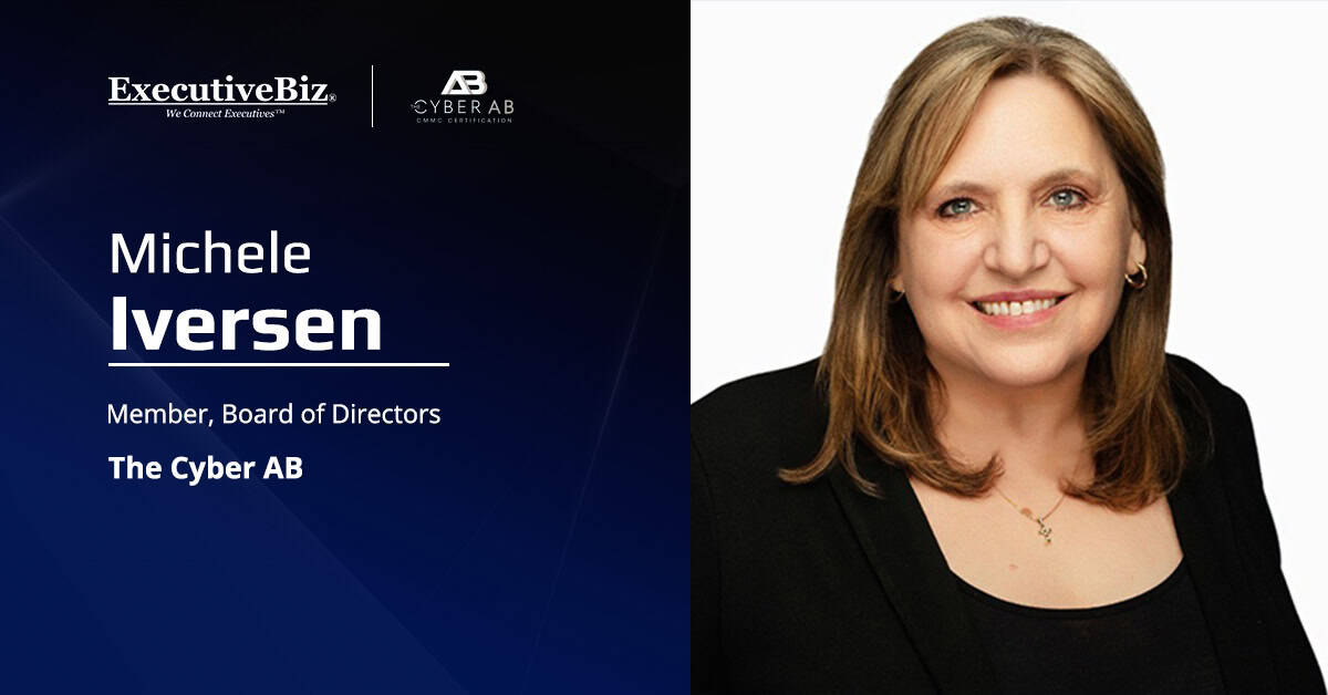 The Cyber AB Elects The Chertoff Group’s Michele Iversen to Board of Directors Michele Iversen, board member at The Cyber AB. Iversen brings to The Cyber AB national security and intelligence experience