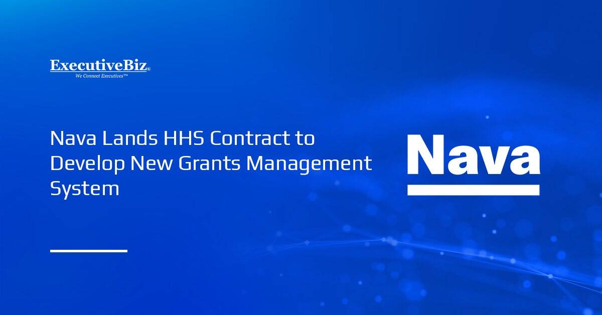 Nava logo. Nava has secured a contract from the Department of Health and Human Services for a new grants management system.