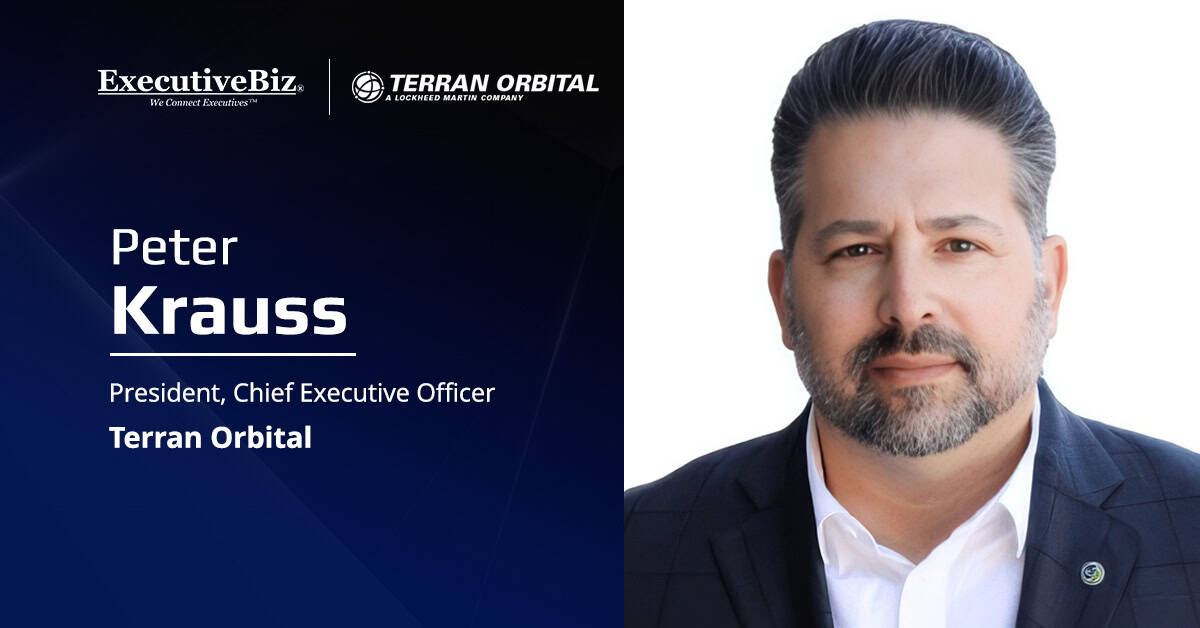 Peter Krauss, president and CEO of Terran Orbital. Krauss commented on Terran Orbital's partnership with Lockheed Martin.