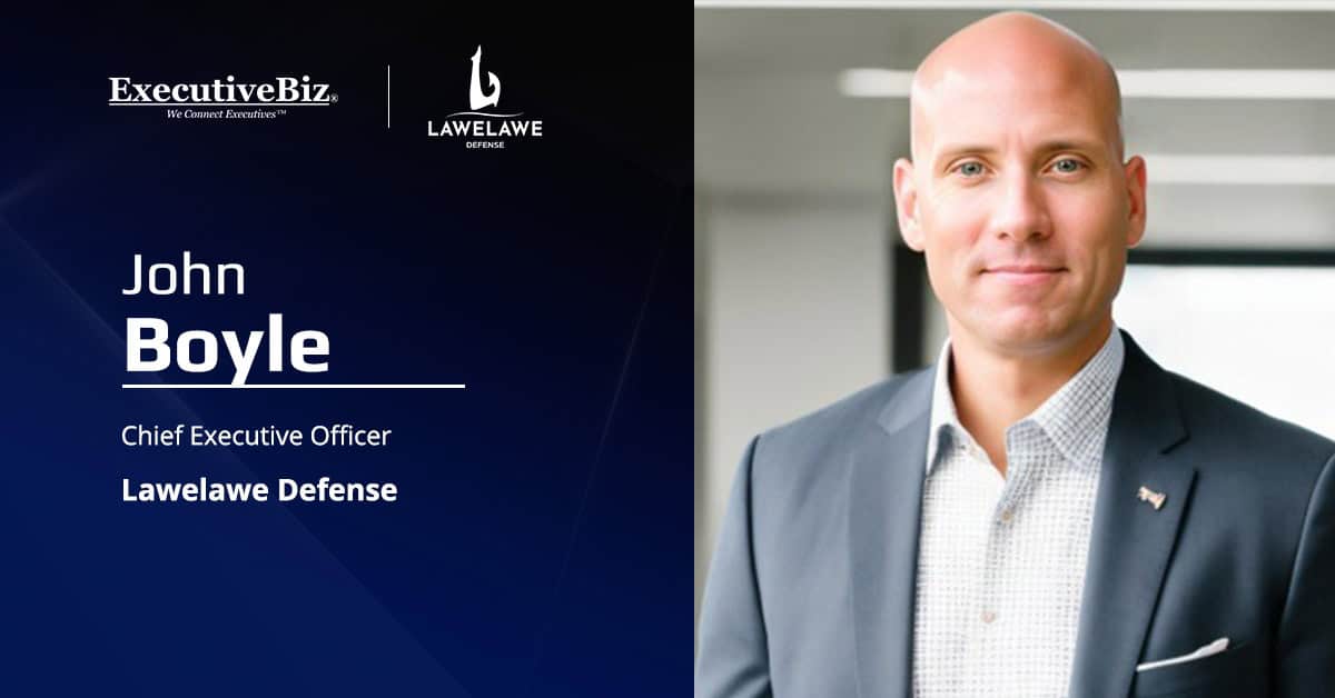 Lawelawe Defense CEO John Boyle. The Missile Defense Agency has awarded Lawelawe Defense a spot on the SHIELD Contract.