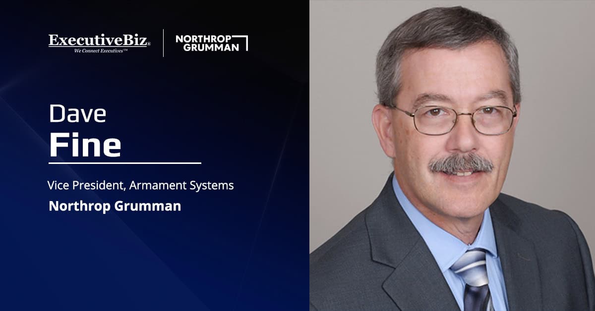Dave Fine, vice president of armament systems at Northrop Grumman. Fine commented about the MK54 MOD 2 torpedo.