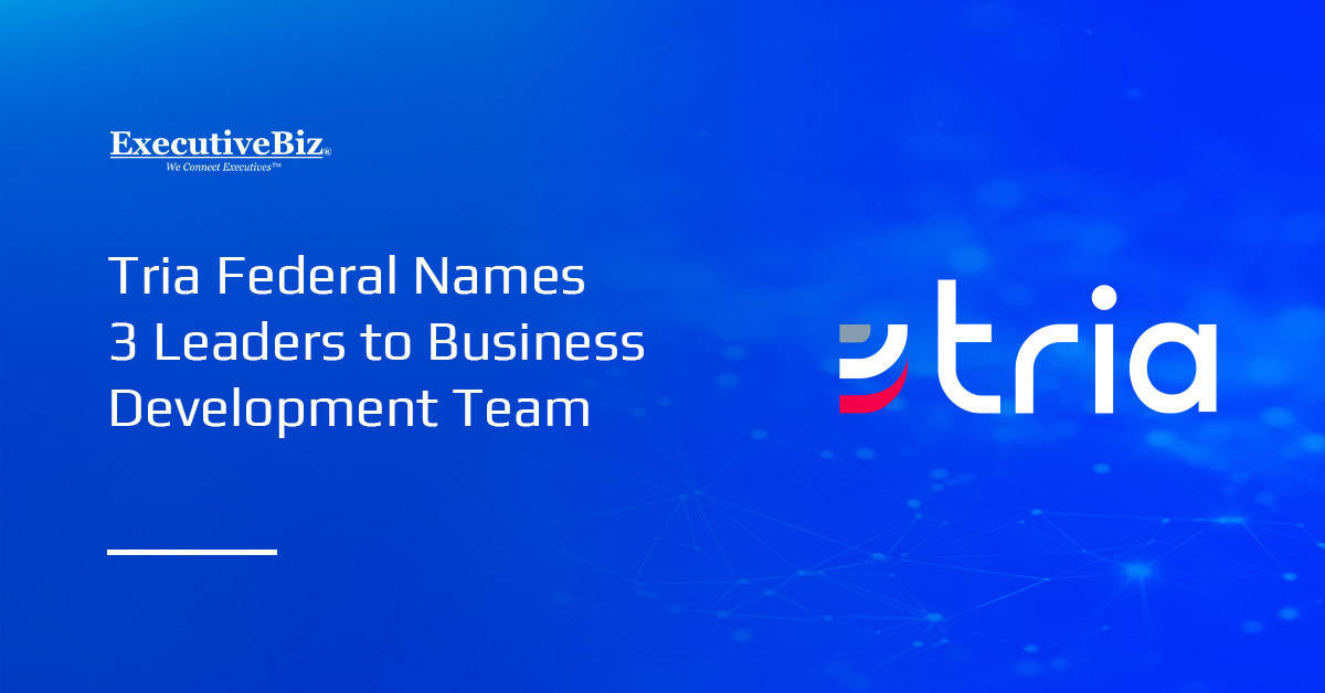 Tria Federal logo. Tria named Kelly Godsey, Troy Ibarra and Drew Ozmar to its business development team.