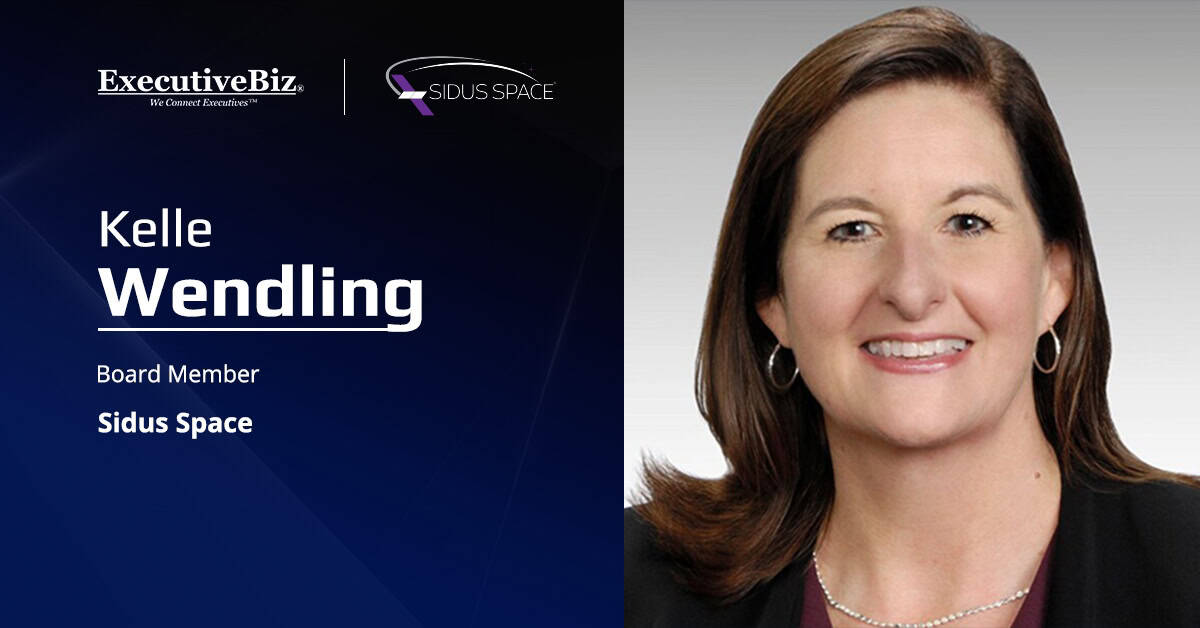 Kelle Wendling. The former L3Harris executive joins the Sidus Space board.