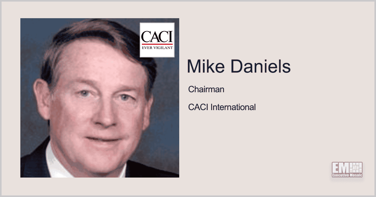 Executive Spotlight: CACI Chairman Mike Daniels, Honorary Chair for Boy Scouts of America Good Scout Technology Luncheon