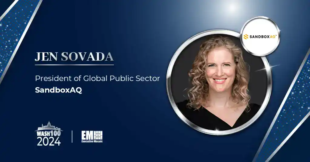 SandboxAQ’s Jen Sovada Wins 1st Wash100 Award for Quantum Leadership & Education SandboxAQ’s Jen Sovada Wins 1st Wash100 Award for Quantum Leadership & Education