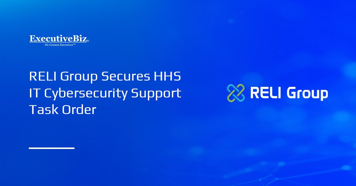 RELI Group logo. RELI Group secured a task order from the HHS Indian Health Service for IT cybersecurity program support.