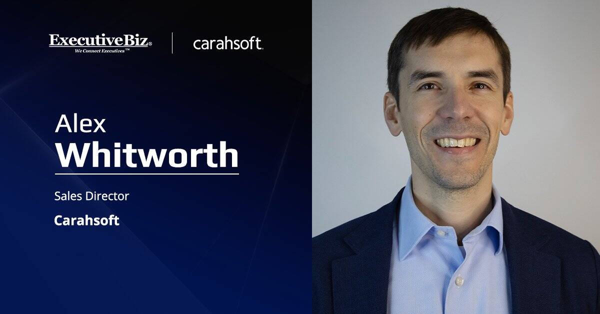Alex Whitworth. The Carahsoft sales director commented on the public sector partnership with Knox over SaaS and AI tools.