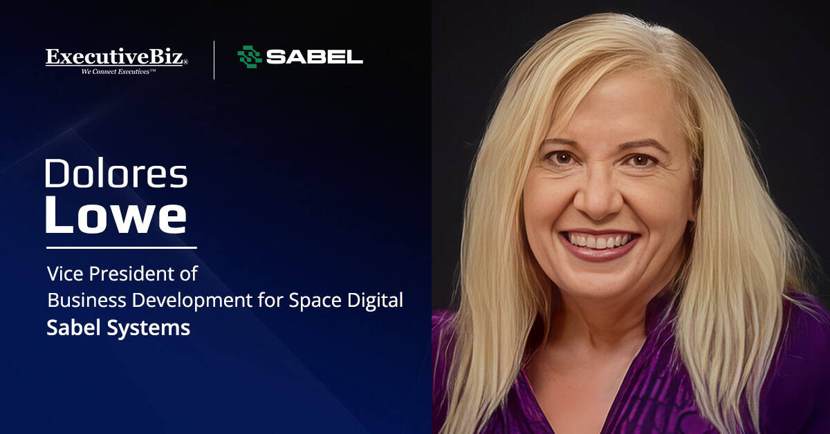Dolores Lowe. Sabel Systems named Dolores Lowe as VP of business development for space digital.