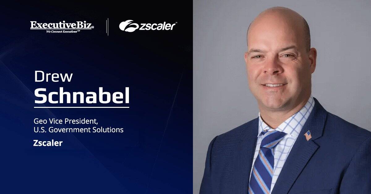 Drew Schnabel. The Zscaler geo vice president of U.S. government business sat down with EBiz for a Spotlight interview.