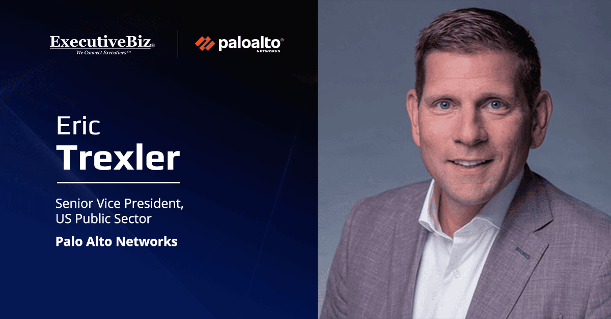 Eric Trexler, senior vice president at Palo Alto Networks. Trexler discussed cybersecurity trends in government for 2026.