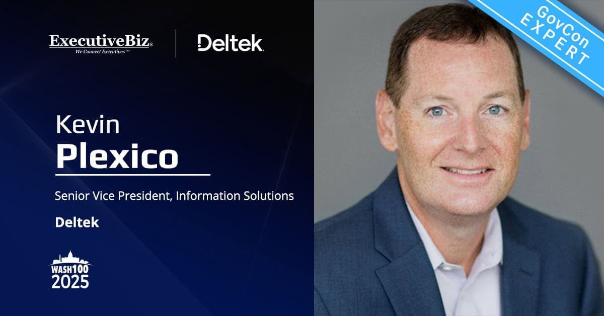 Kevin Plexico. The SVP of information solutions at Deltek commented on the top contracting opportunities for FY 2026.