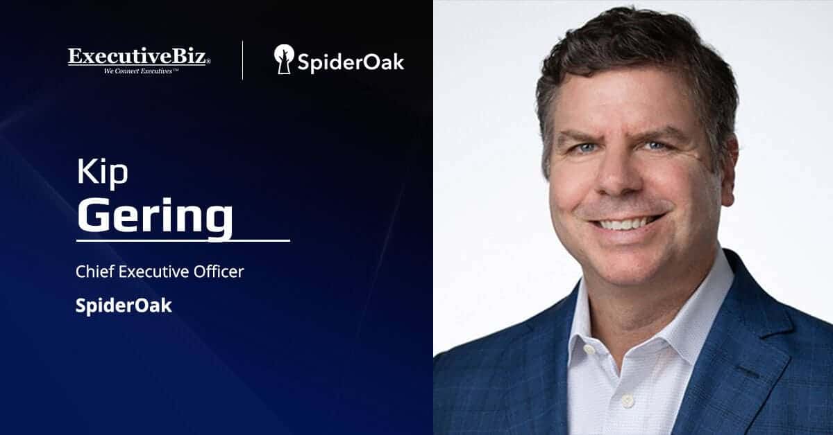 Kip Gering. The SpiderOak CEO commented on the company’s acceptance into DIU’s Blue UAS Recognized Assessor Program.