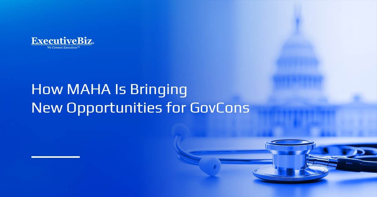 Healthcare. There will be a panel on Make America Healthy Again at an upcoming GovCon summit.