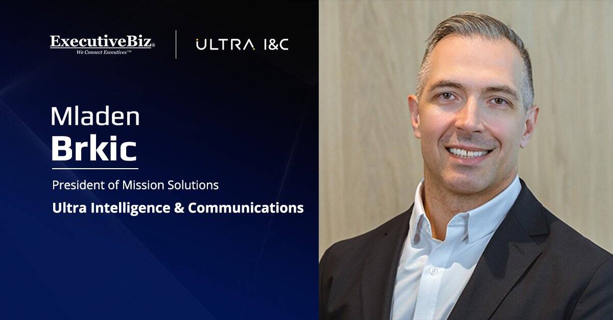 Ultra I&C's Mladen Brkic. Ultra I&C has demonstrated a fully digital, AI-enabled sensor-to-effector killchain.