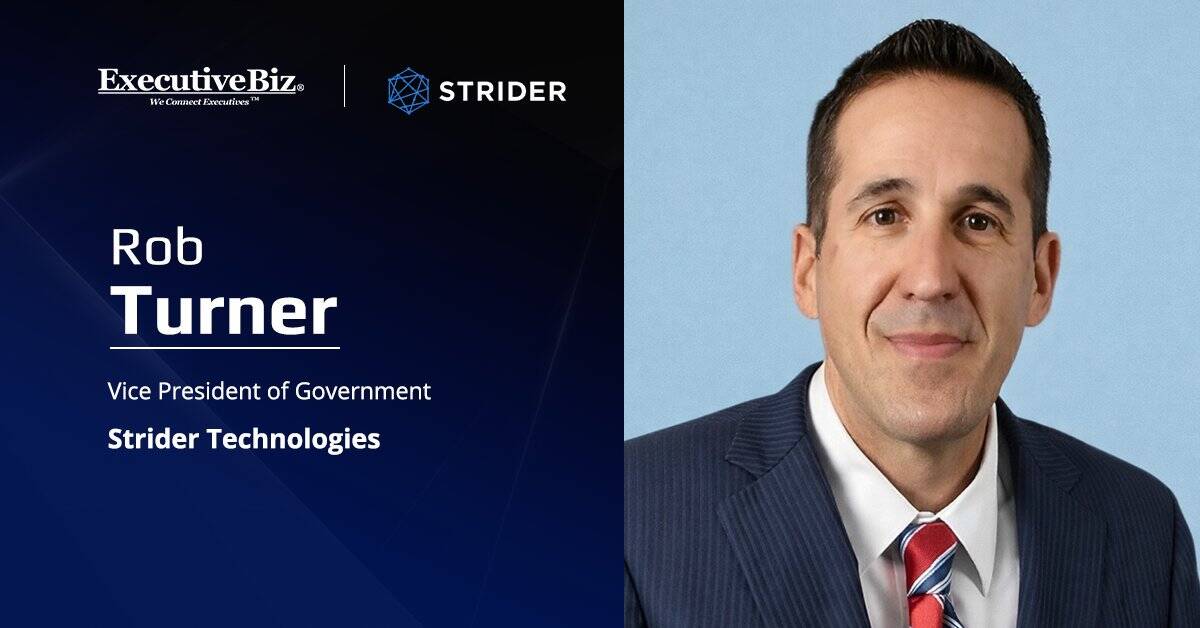 Rob Turner. Former FBI CSO Rob Turner has been appointed vice president of government at Strider.