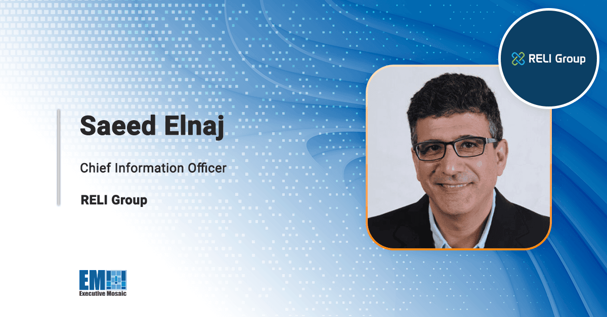 RELI Names Saeed Elnaj as Chief Information Officer