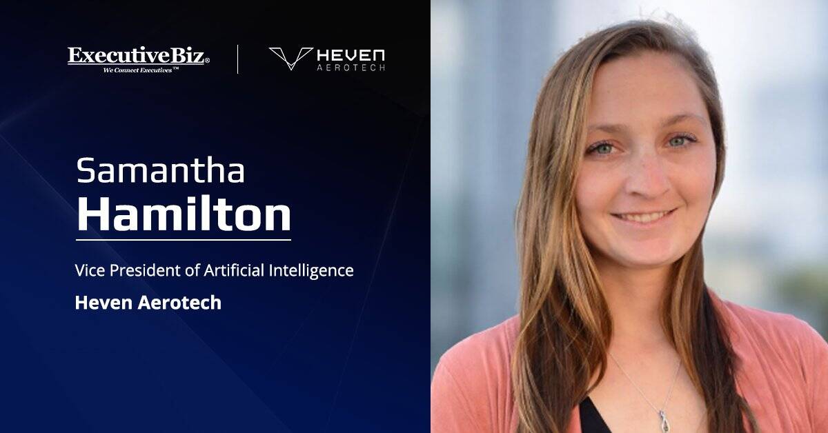 Samantha Hamilton. BigBear.ai’s former director of delivery joined Heven AeroTech as VP of AI