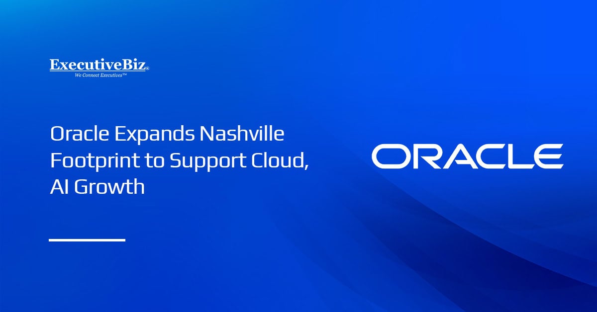 Oracle logo. Oracle is expanding its Nashville footprint with a new lease.