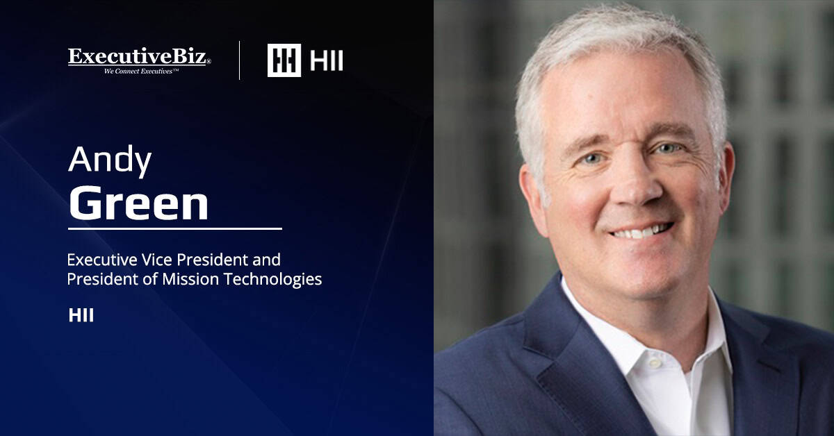 HII Andy Green. HII announced plans for a new USV assembly facility and the High-Yield Production Robotics initiative.
