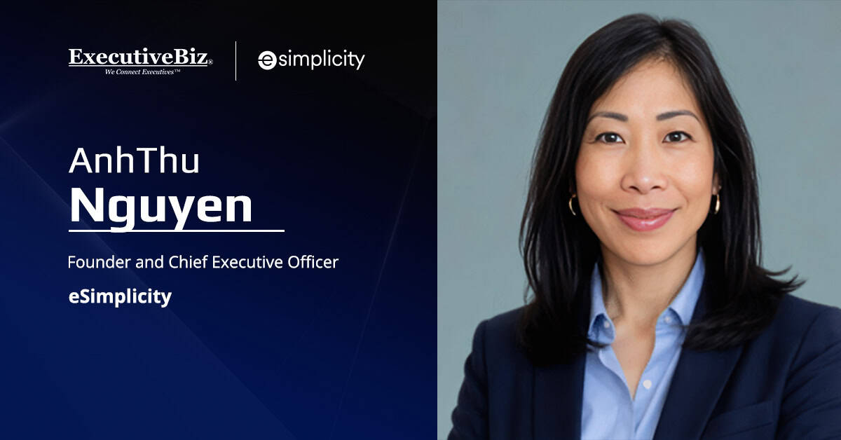 AnhThu Nguyen. The eSimplicity CEO commented on the NHLBI IT modernization contract award.