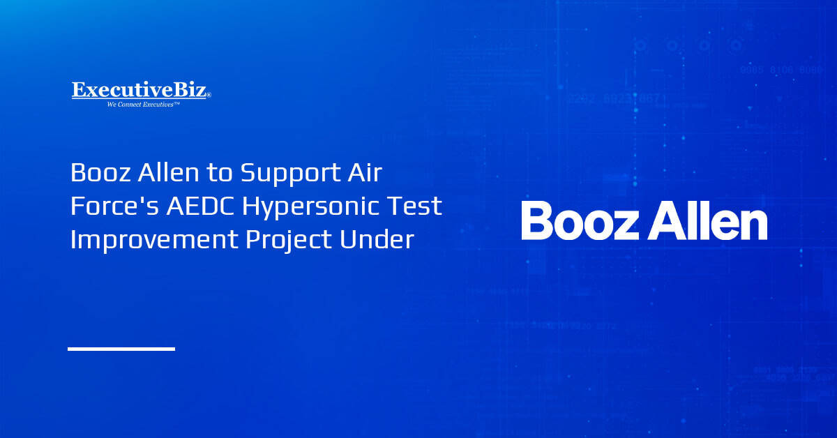 Booz Allen to Support Air Force’s AEDC Hypersonic Test Improvement Project Under $82M Contract Booz Allen Hamilton logo. Booz Allen secured a contract to support the Hypersonic Test Capability Improvement pro