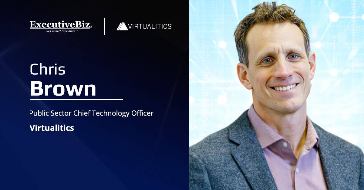 Chris Brown. The Virtualitics public sector CTO discussed the use of a data-on-demand model in AI deployment.