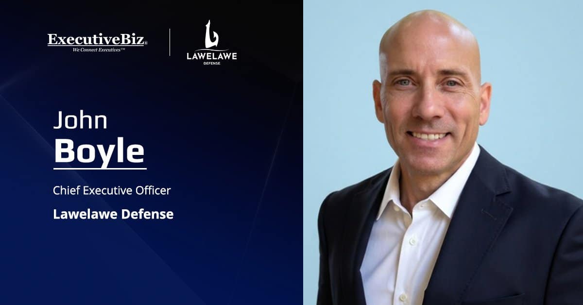 John Boyle. The Lawelawe Defense CEO and former IBM and MANTECH exec sat for a Spotlight interview.