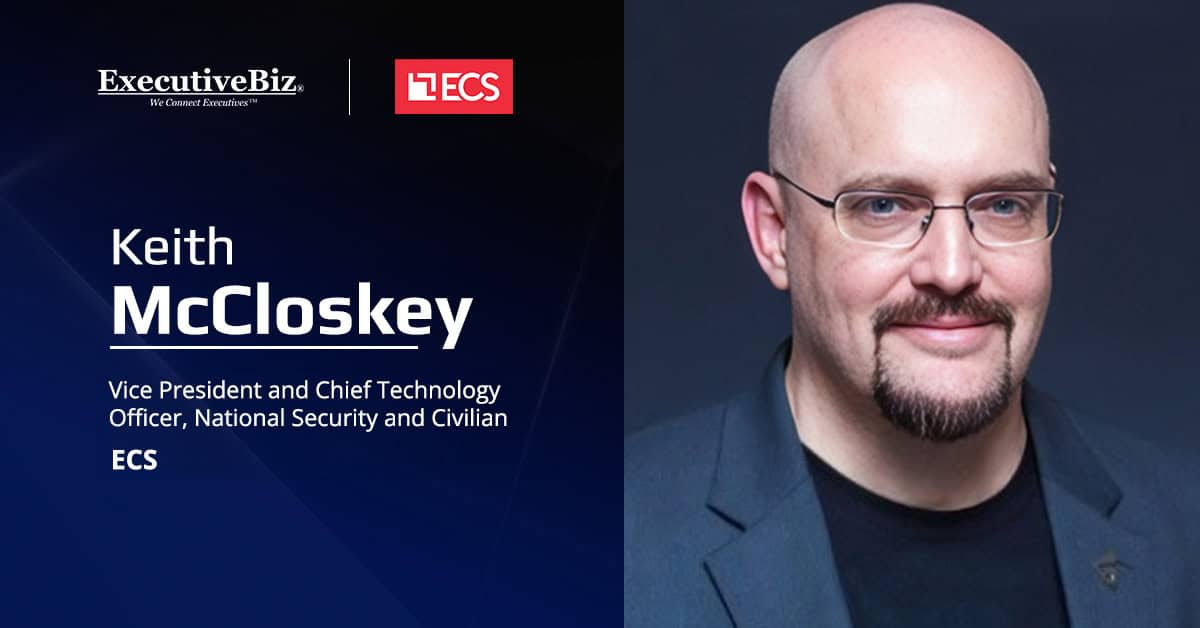 Keith McCloskey, vice president and chief technology officer at ECS. McCloskey provided four steps for an effective C-SRM