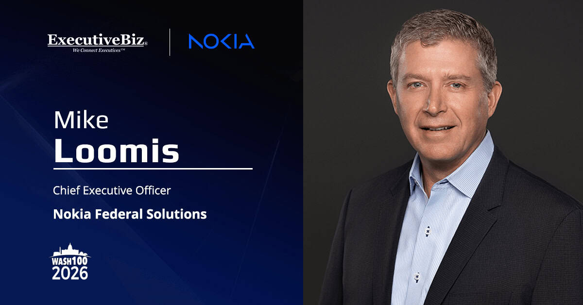 Mike Loomis. The Nokia Federal CEO said achieving CMMC Level 2 reflects the company's strong cybersecurity foundation.