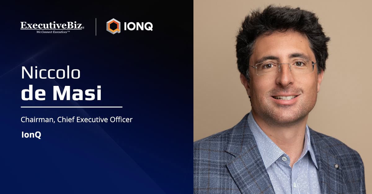 Niccolo De Masi, chair and CEO of IonQ. De Masi commented about IonQ'a partnership with ARLIS
