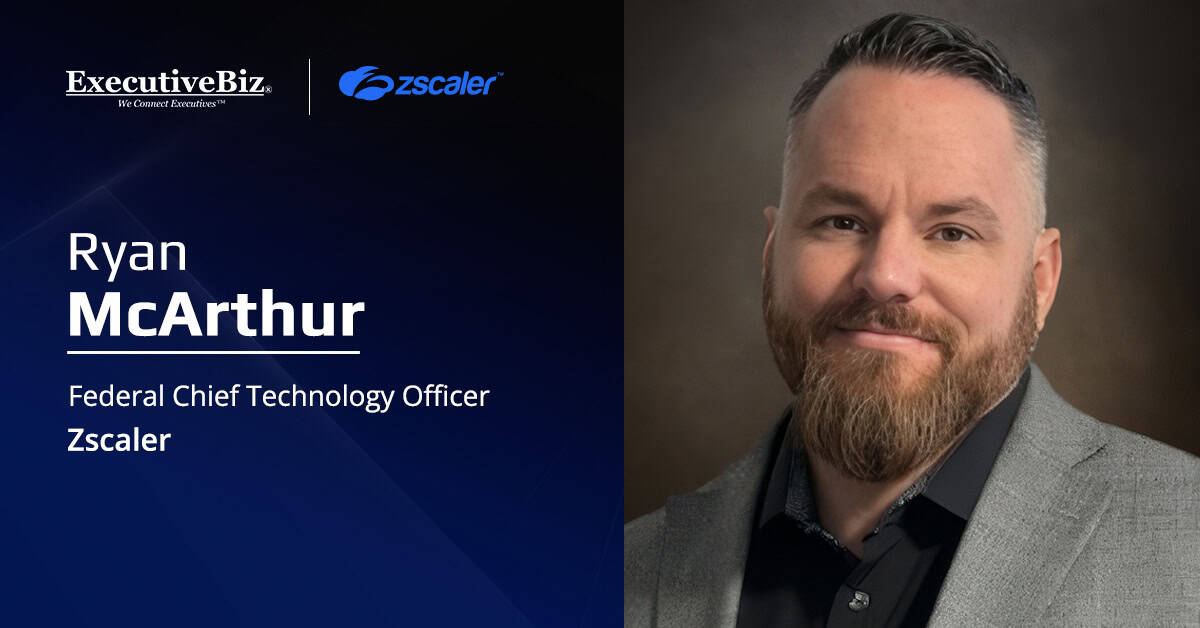 Ryan McArthur, federal CTO at Zscaler. McArthur shared that two Zscaler products secured IL5 authorization from DOW